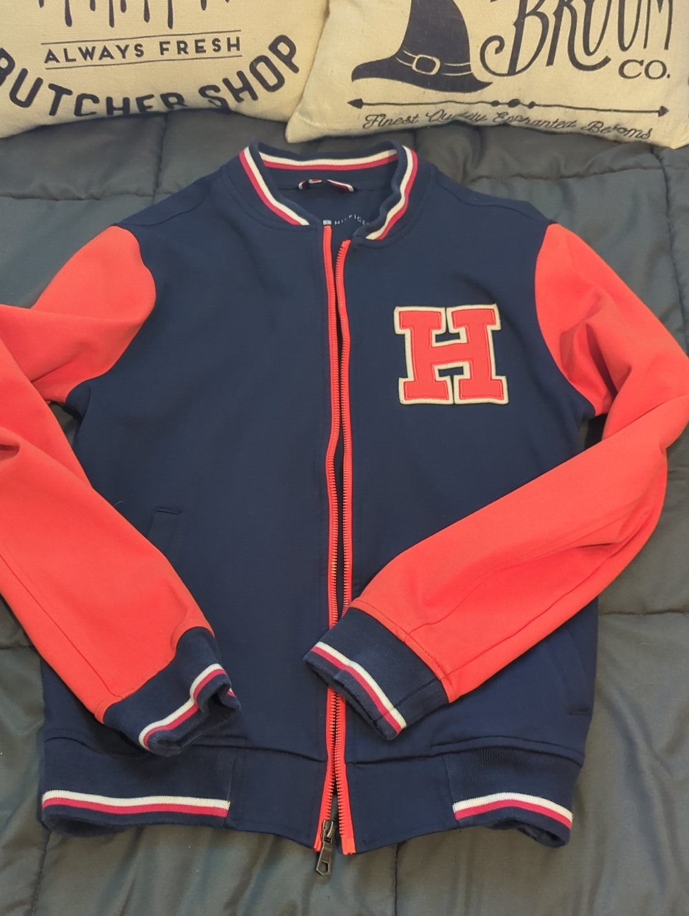 Tommy Hilfiger Varsity Jacket Size Small